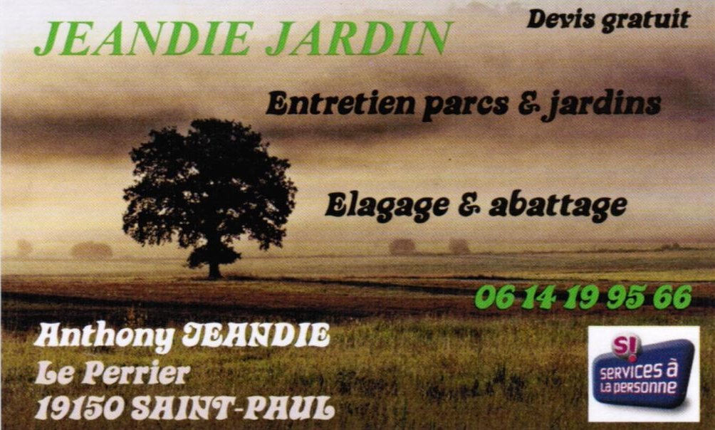 Jeandie Jardin entretien parcs et jardin à Saint-Paul (Corrèze)